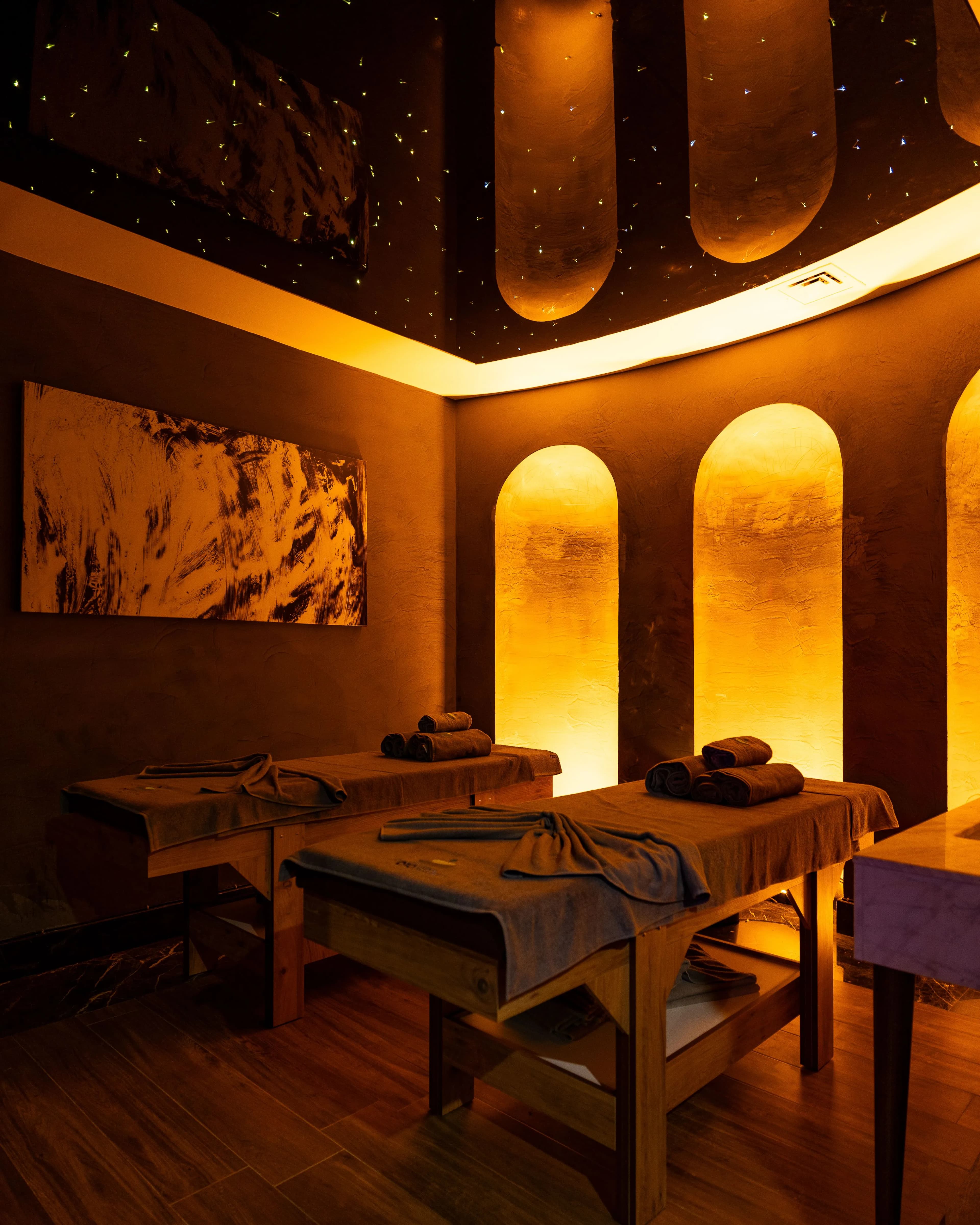 Treatment room interior