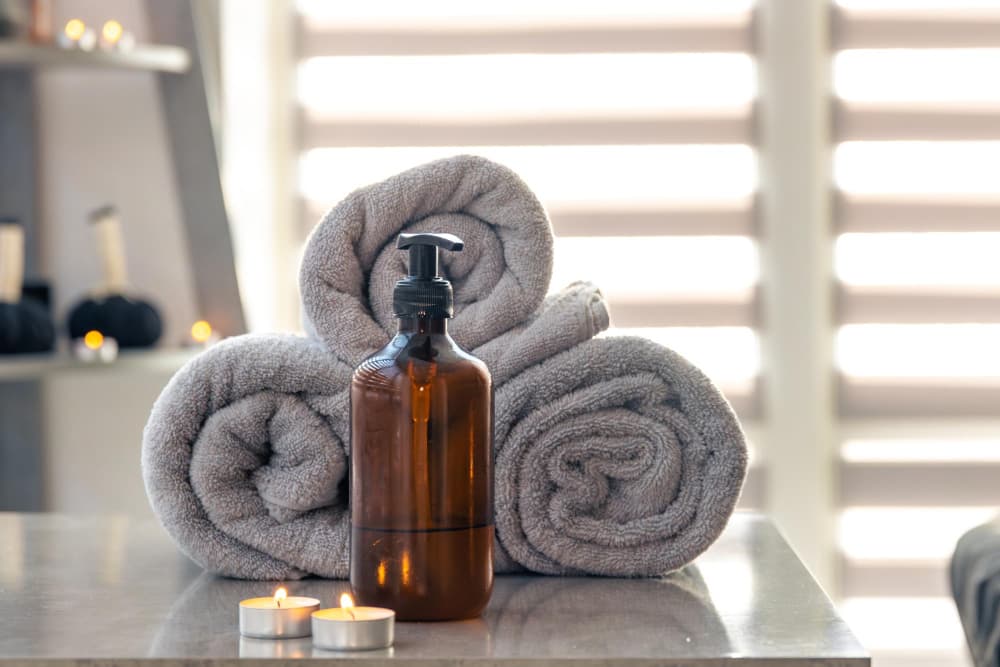 Towels and oil